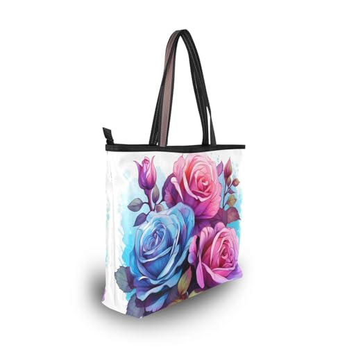 Image of Women Tote Bag, Large Shoulder Hobo Bags Casual Handbags Big Capacity Shopping Work Bag for Vacation, 5