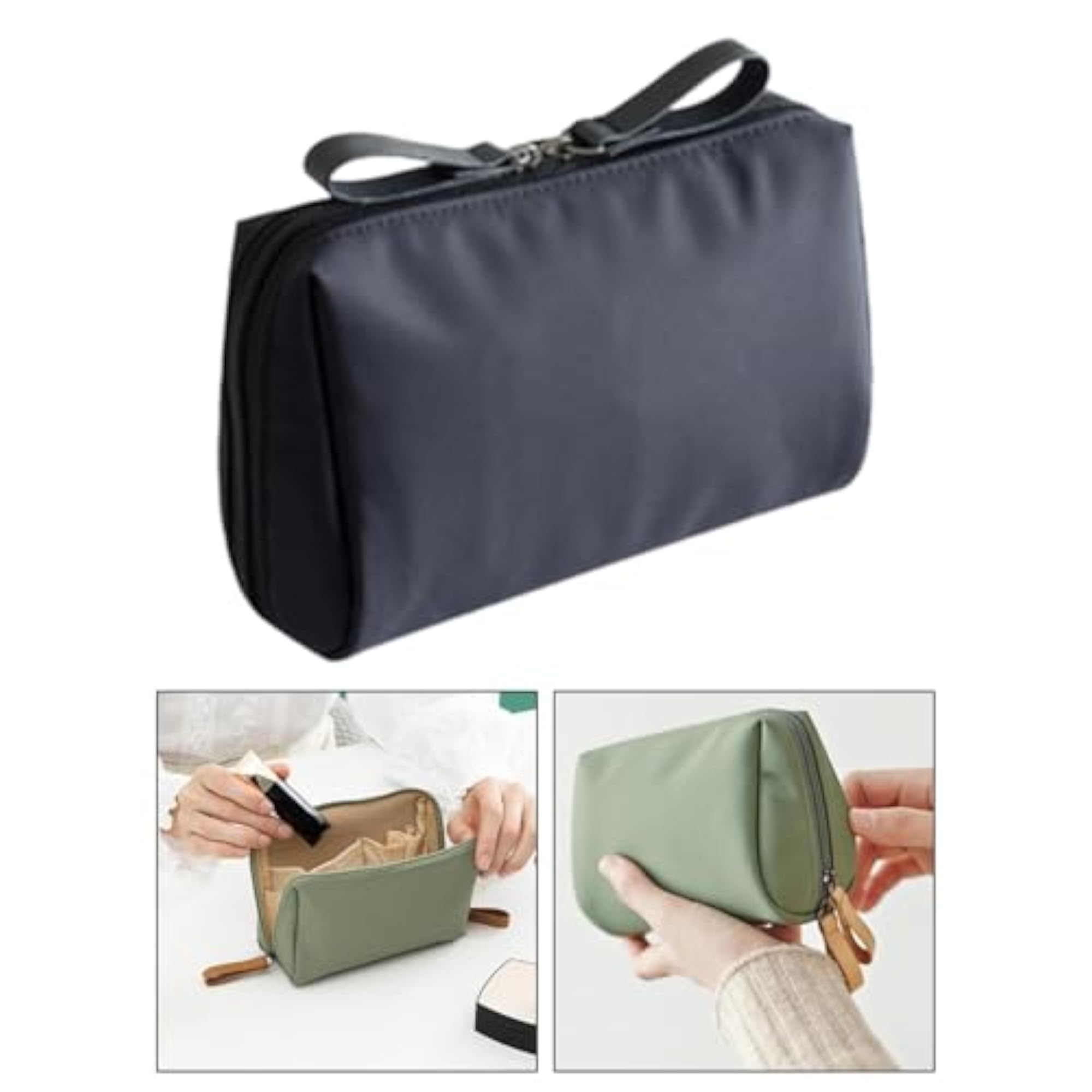 Cosmetic Bag with Divider, Organizer Storage Bag