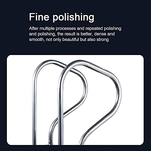 Handrail Stainless Steel Pool Guardrail Safety Handrail,Silver with Quick-Mount Base