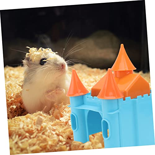 Yardwe Kleine Tier Hamster Hideout Haus Für Käfige Kunststoff Bett Mit Halboffen Design Zum Spielen Und Schlafen Für Hamster Und Kleintiere