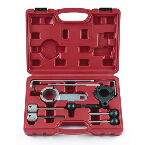 Reywoo Timing Tool Kit Compatible with VW Audi Tiguan SEAT Skoda 1.4 1.6 2.0 TDI CR, Camshaft & Crankshaft Timing Locking Tool Kit Replace T10264 T10265 T10060A 3359 T10051 T10490 T10492