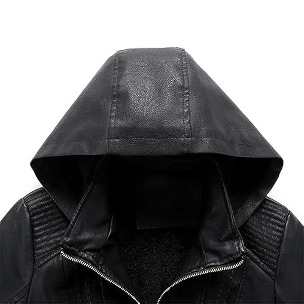 Adhdyuud Vrouwen Casual Faux Lederen Jassen Herfst Zwart PU Motorfiets Lederen Y2k Jas Jassen