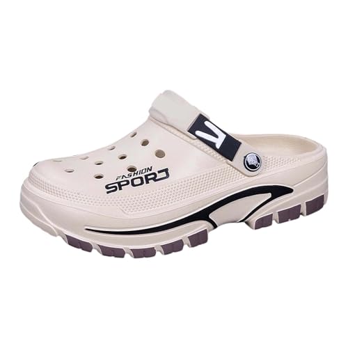 Zuecos deportivos de hombre para jardín y sandalias cómodas de eva
