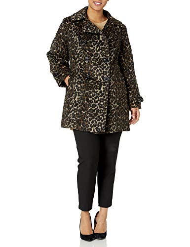 Image of Anne Klein Women's Classic Double Breasted Wool Coat