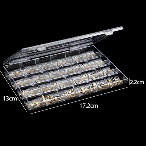 Nail Art Rhinestone, 600Pcs Multi Shapes Nail Diamonds Glass Crystals For Acrylic Nail Art Design And Crafts Champagne Gold #TOP6