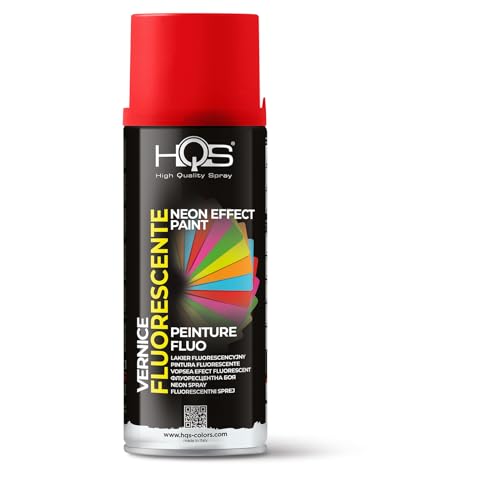 HQS Sprühfarbe, 400 ml, fluoreszierend (rot)