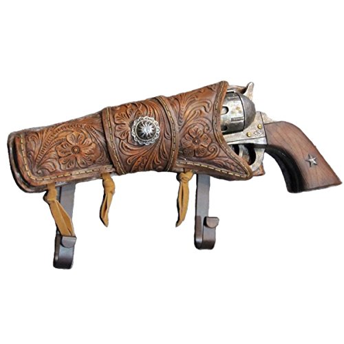 Six Shooter Revolver w/ Holster Coat Hook