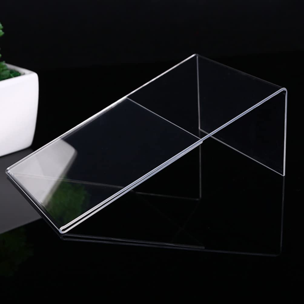 12stücke Acrylschild Halter Transparente Acrylrahmen für Tische Acryl-bilderrahmen Schutz vor Feuchtigkeit für Theken und Präsentationen