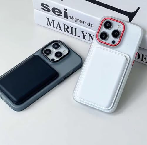 【STAY GOLD】 MagSafe対応 カードケース, iPhone 16/15/14/13/12シリーズ用, レザーカードウォレット, 3枚収納, 13個磁石,1750ガウス,ブラック