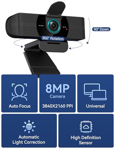 4K Web Camera with Microphone