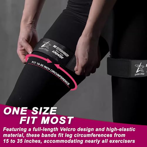 Image of BFR Occlusion Bands for Women Glutes,Blood Flow Restriction Bands for Legs, Butt & Hip Building, Workouts, Best Fabric Resistance Bands for Squat Butt & Thigh