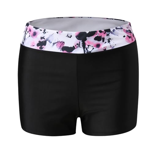 Today\'s Deals Tankini Swimsuits for Women Tummy Control Bathing Suit Two Piece Sporty Swim Tank Top and Boy Shorts Swimsuit (#02 Pink, Large) - Thumbnail 6