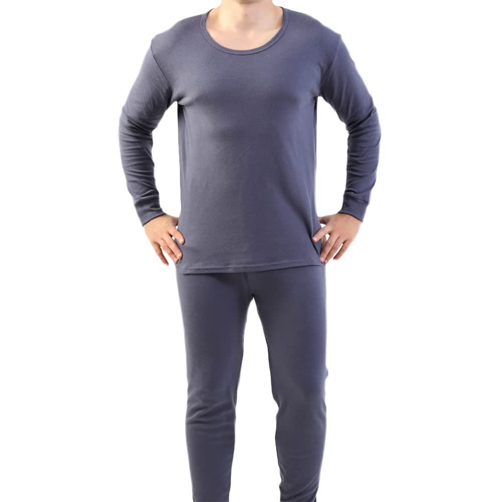Men's Thermal Underwear Set Warm with Inner Fleece 3XL-9XL