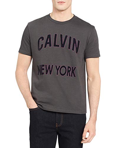 Calvin Klein Jeans Short Sleeve Hd Squared Ck Logo Crew Neck T-Shirt