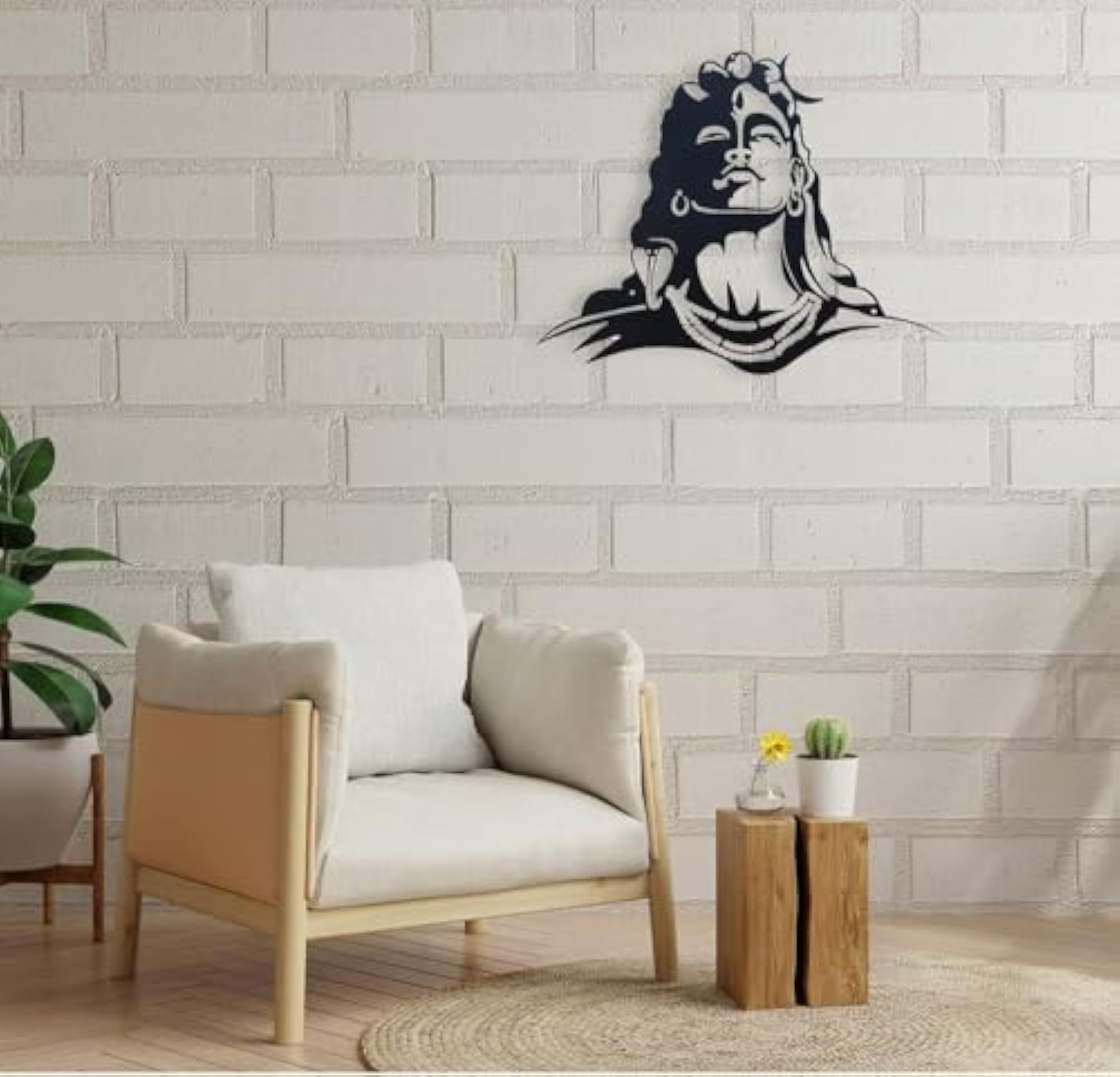 Lord Shiva Metal Wall Art Decor