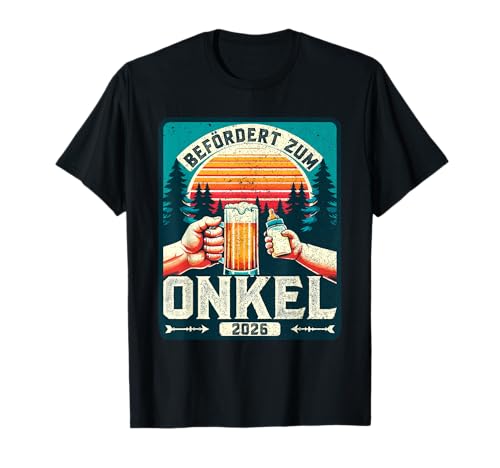 Werdender Onkel Bald Zukünftiger Befördert zum Onkel 2026 T-Shirt