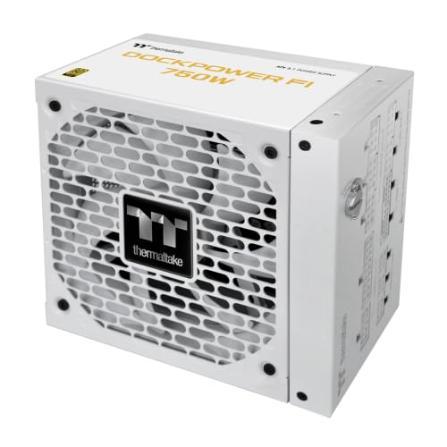Image of Thermaltake Dockpower FI Snow 750W ATX 3.1 Modular 80+ Gold Power Supply
