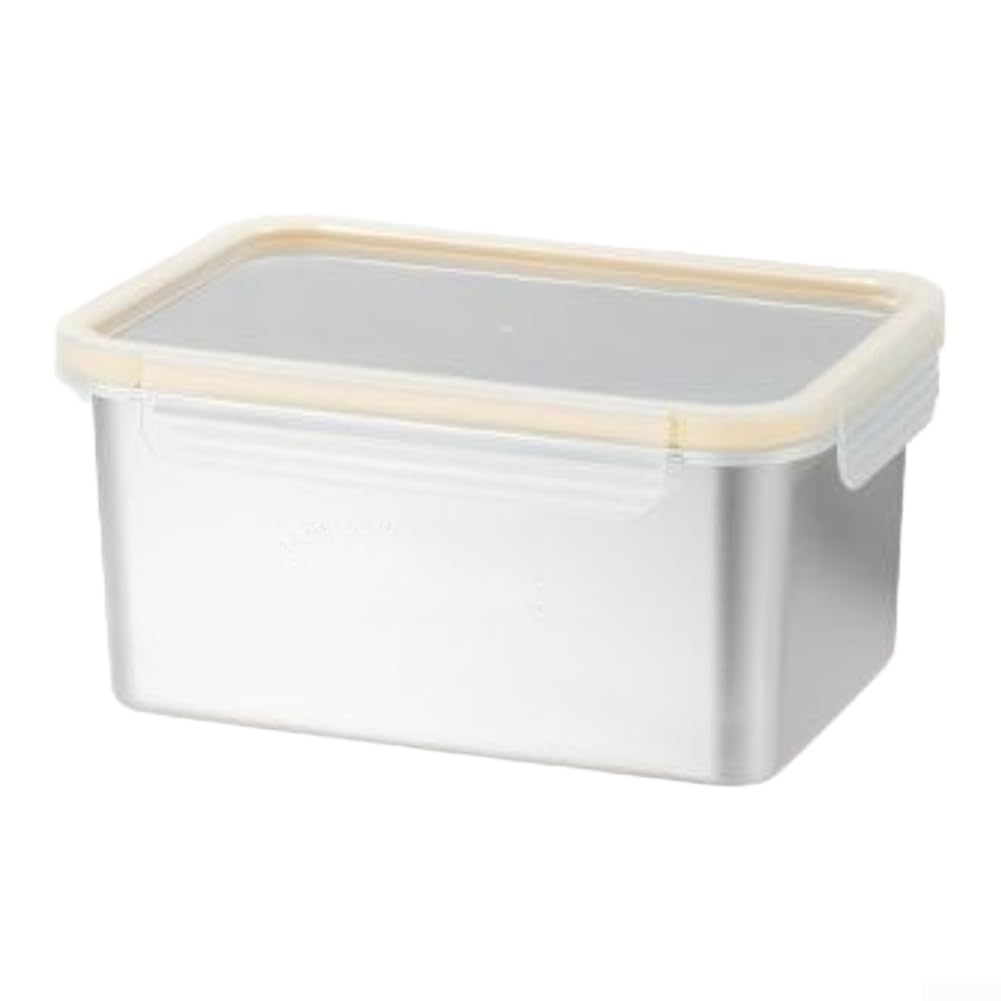 Recipiente Comida para acero 304 Antióxido Apilable Recipiente(2400ml)
