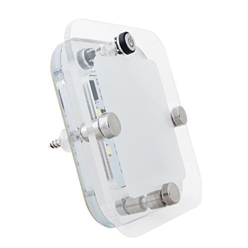 Dream Lighting 12V Led Rv Lights Interior Crystal Square Ceiling Lamp With Switch Warm White Lighting, 3.5Inch #TOP10
