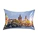 426 Housse De Coussin Le Pont Charles Taie D Oreiller Double-Face Taie Coussin D'Extérieur Housse d'oreiller pour Patio, Chaise, Canapé, 40X60Cm