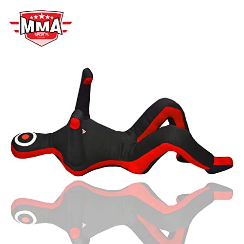 Mma Sports Mma Grappling Dummies | Wrestling Dummy For Adults & Youth | Sitting Boxing Dummy For Brazilian Jujitsu Gi, Judo, Karate | Unfilled 6 Ft Punching Training Dummy, Black, 6 Feet / 72Inch #TOP2