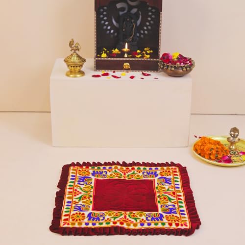 Tapete de oración velvet para meditacion 61x48 cm miniatura 2