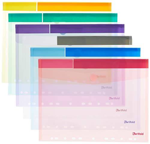 Tarifold - Sobres perforados (A4, 24 unidades), varios colores