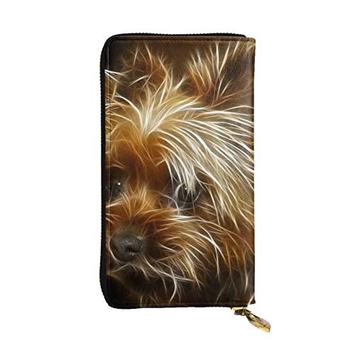 Portefeuille Yorkie en cuir idéal pour trier vos cartes lors de vos sorties en ville
