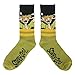Bioworld Scooby Doo Zoinks Men's 5-Pair Casual Crew Socks