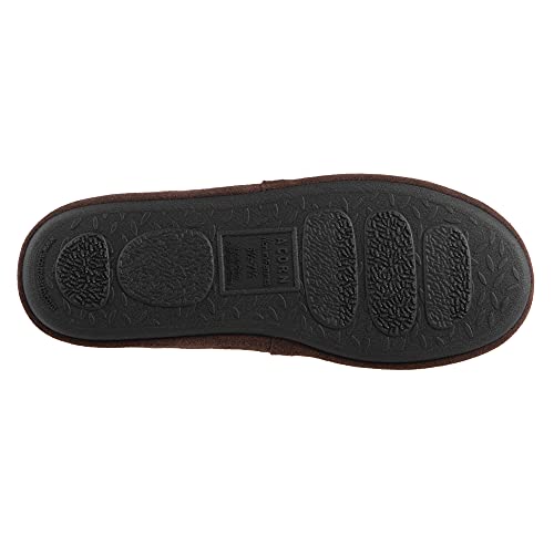 Image of Acorn Womens Slipper with Berber Lining, Suede Siding and Durable Non-Slip Indoor /Outdoor Sole