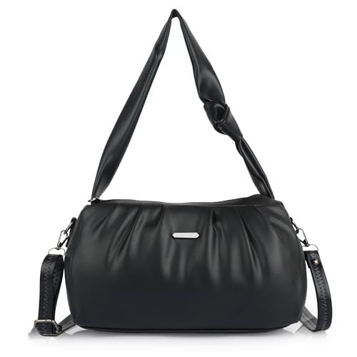 Image of Synthetic Leather Casual Top Handle Handheld Crossbody Travel Side Sling Bag For Women