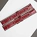 Handmade Burgundy Alligator leather watch band, Premium Quality Alligator watch strap (23mm, Steel Folding Clasp)