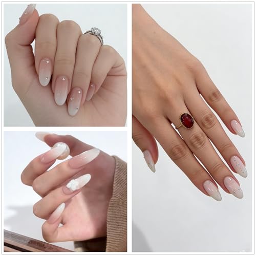 Jelly Milk White Gel Nail Polish 15ML miniatura 7