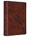 ESV Large Print Compact Bible (TruTone, Brown, Mosaic Cross Design)