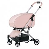 3-in-1-Katzen-Kinderwagen, zusammenklappbar, tragbarer Haustier-Buggy mit abnehmbarem Träger, Sonnenschutz, wasserdichtes Design, jedes Gelände für kleine Hunde und Katzen