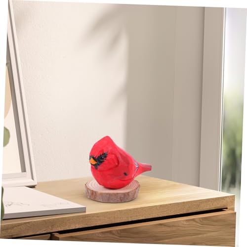 Statue d'oiseau en bois sculpté à la main, idée cadeau originale de créateur