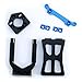 Aluminum Alloy Quick Release Motor Mount Upgrades Part for 1/5 X-Maxx 6S 8S,1/6 XRT 8S,Replace#7760 (Black)