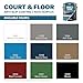 DYCO Court & Floor Anti-Slip Coating - Slip-Resistant Pavement, Cement & Concrete Paint for Pickleball, Tennis & Basketball Courts, Exceeds ADA Standards for Safety Areas (Stone Gray, 1 Gallon)