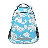 Material del producto: esta mochila escolar está hecha de poliéster.
