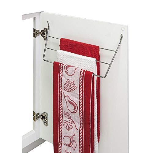 Hardware Resources DTH-PC-R Chrome Dish Towel Holder, Polished Chrome
