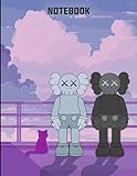  Graffiti FRIENDSHIP Kaws Pop Art Style Inspired College Ruled Notebook: Street Art Notebook For Teens ( 8.5 x 11 inches) Blank Lined Notebook Journal- 120 Pages