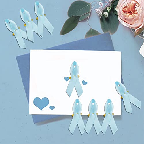 Image of Ribbon Awareness Satin Pins Cancer Awareness Ribbon Pin with Safety Pin