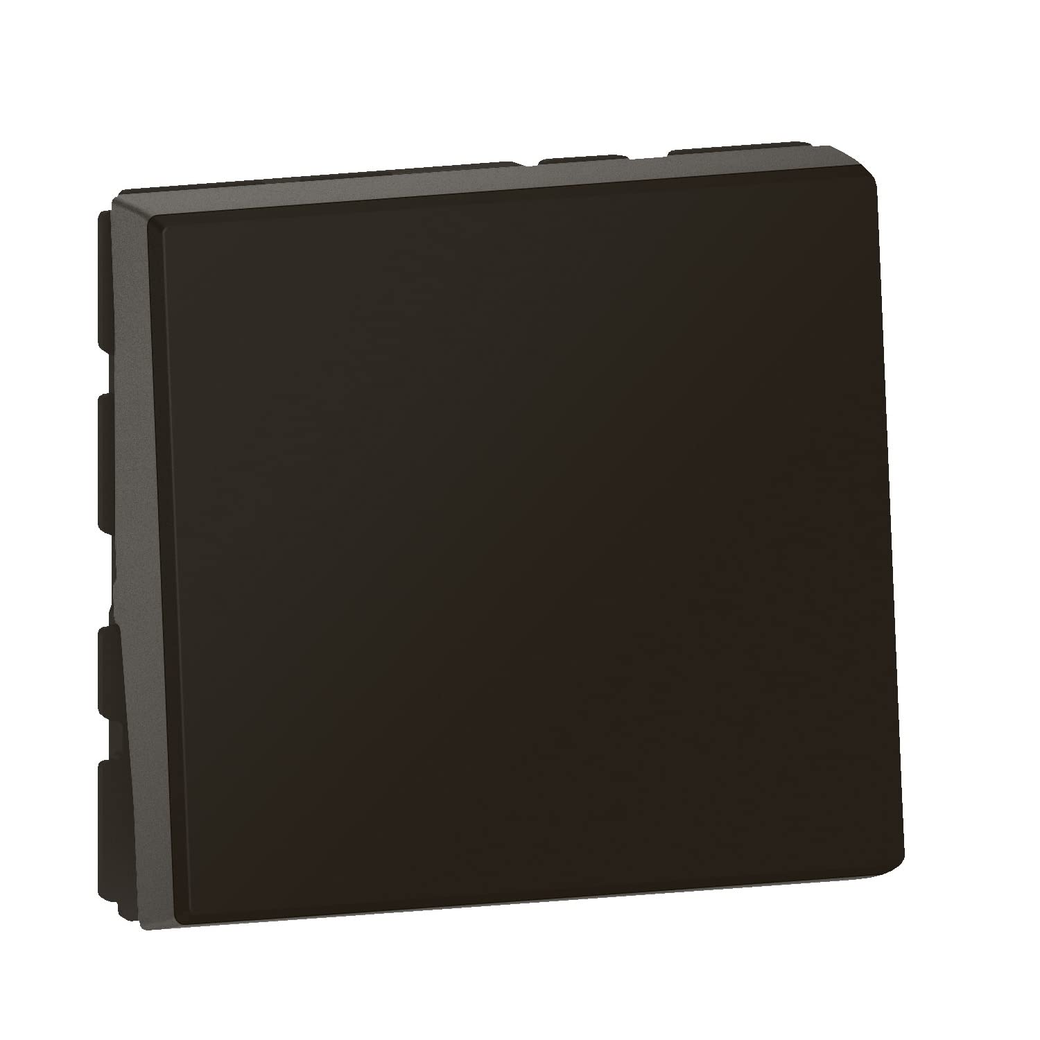 Legrand - Schalter oder Wechselschalter Mosaic Easy-LED, 10 A, 2 Module, mattschwarz