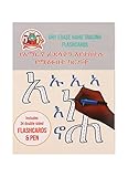 Amharic alphabet flashcards, Dry erase tracing flashcards, double sided and unique learning tools.