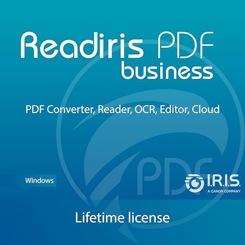 Readiris PDF Business Éditeur logiciel...