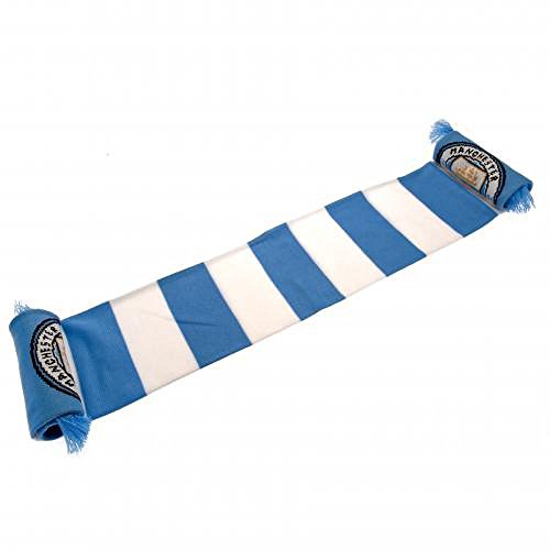 Écharpe Manchester City FC design multicolore et finitions officielles