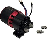 Material: metal Lingula Bomba de Engranajes sin escobillas, Modelo de Bomba hidráulica, camión volquete, Modelo RC para repuestos de Tractor Tamiya Estable