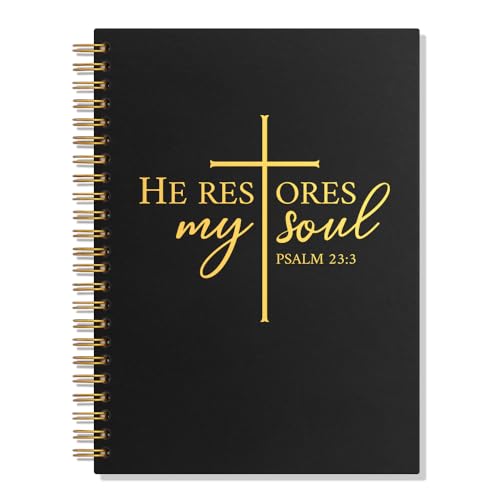 Carnet spirituel He Restores My Soul, un cahier inspirant pour votre paix intérieure