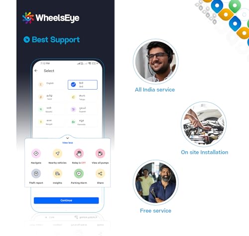 Image of WheelsEye GPS | On-Site Installation, 12 Month Recharge (Airtel /Vi), 1 Year Free On-site Service, Trusted by 10 Lakh+ Customers | Secure, Faster, Reliable