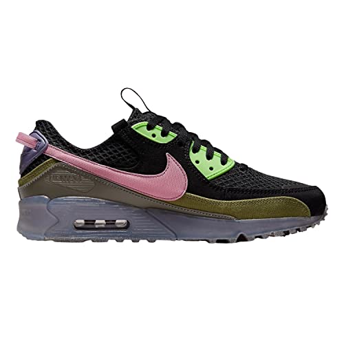 Nike Air Max 90 Homme, Noir/rose élémental-clé citron vert, 44.5 EU